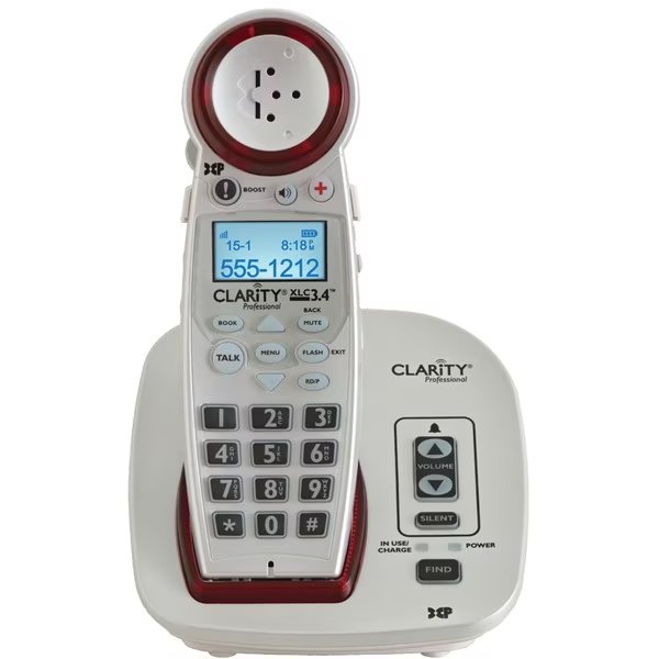 DECT 6.0 Extra-Loud Big-Button Speakerphone with Talking Caller ID, Clarity, Mfr#: 59234.001