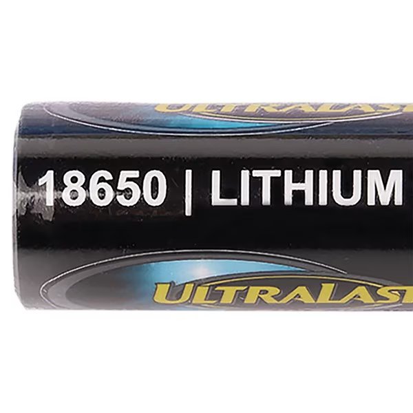 2,600 mAh 18650 Retail Blister-Carded Batteries (Single Pack), Ultralast, Mfr#: UL1865-26-1P