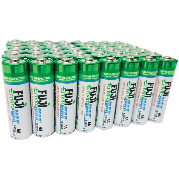 EnviroMax AA Alkaline Battery, 48 PK, Fuji Batteries, Mfr#: 4300SP48