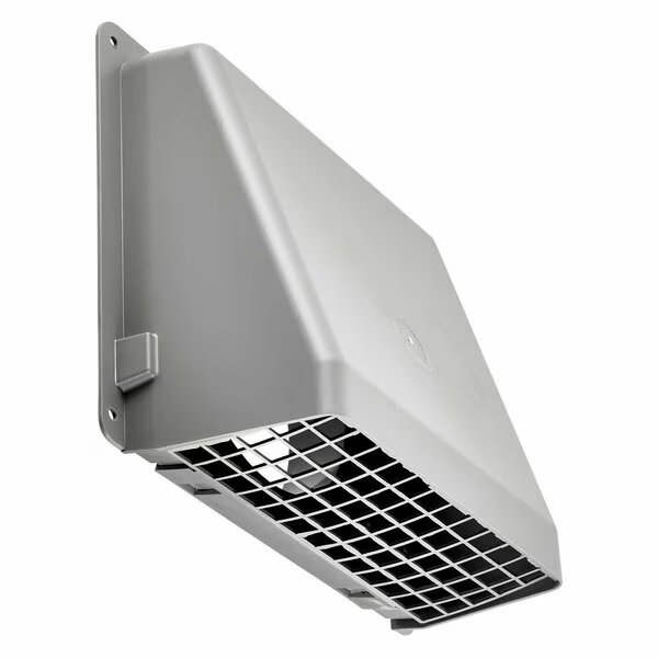 Plastic Wall Cap, Gray 8 In., Lambro, Mfr#: 389G