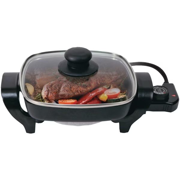 Die-Cast Aluminum 8" Electric Skillet, Nesco, Mfr#: ES-08