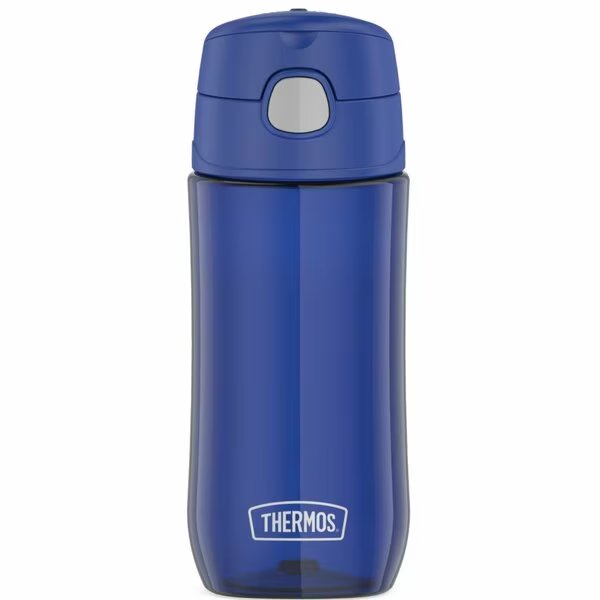 16-Ounce FUNtainer Vacuum-Insulated Stainless Steel Bottle with Spout Lid (Blueberry), Thermos, Mfr#: GP4040BL6