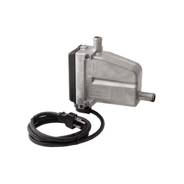 Circulation Heater, Regulating Thermostat-1500W 240V 6.3A, 3/4in. Hose, 100-120 deg F 38-49 deg C, Zerostart, Mfr#: 3309053