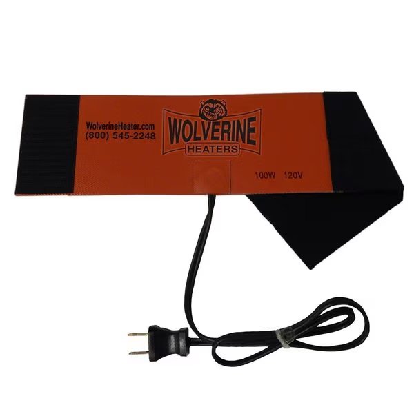 SILICONE PAD, FUEL FILTER  100W, 120V, 4 10 CM X 9 23 CM, Zerostart, Mfr#: 3400124