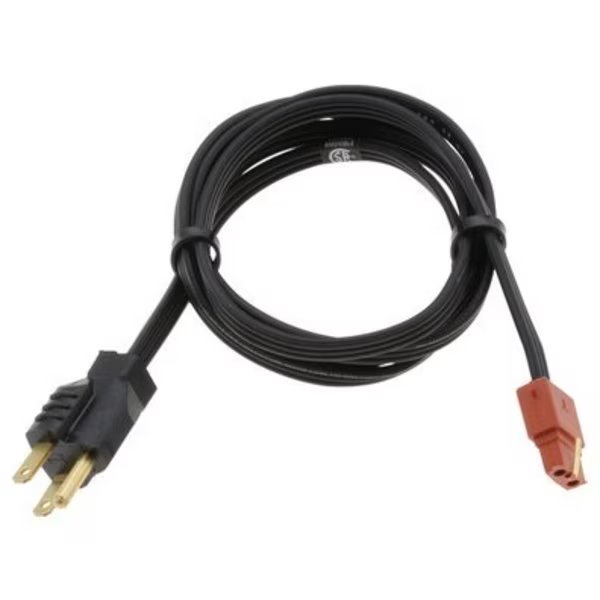 Replacement Cord - 120V, Straight, Silicone, Rectangular Heater Terminal, 5' 1.5M Long, Zerostart, Mfr#: 3600003