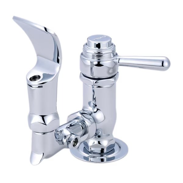 Drinking Faucet, NPSM, Single Hole, Polished Chrome, Weight: 3.23, Central Brass, Mfr#: 0365-L