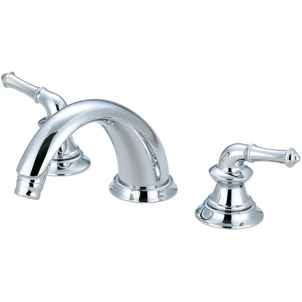 Two Handle Roman Tub Trim Set, Wallmount, Polished Chrome, Weight: 6.4, Pioneer Faucets, Mfr#: 4DM610T