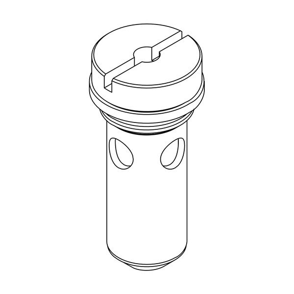 Cylinder Sub-Unit with Gasket, Polished Chrome, Central Brass, Mfr#: G-1043-C