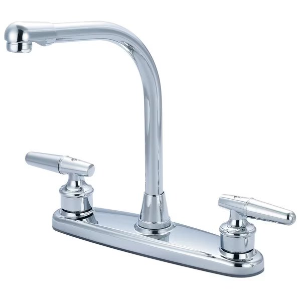 Two Handle Kitchen Faucet in Chrome, Olympia, Mfr#: K-5270