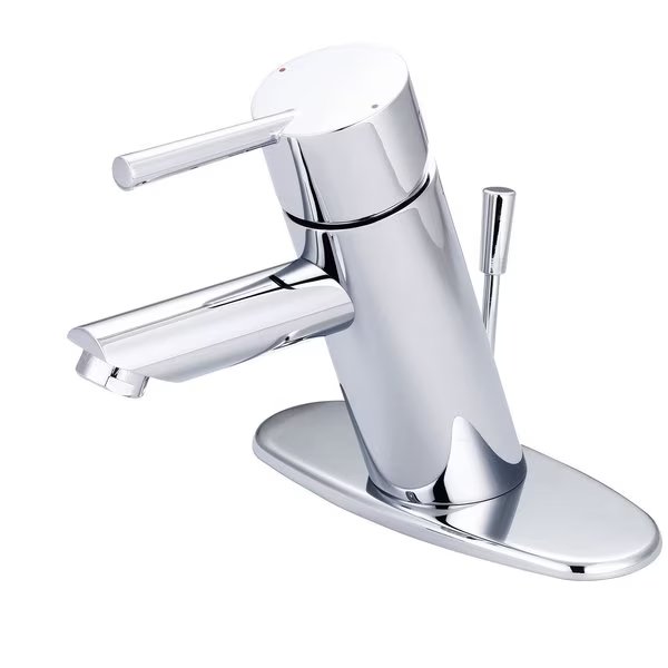 Single Handle Bathroom Faucet in Chrome, Olympia, Mfr#: L-6052-WD