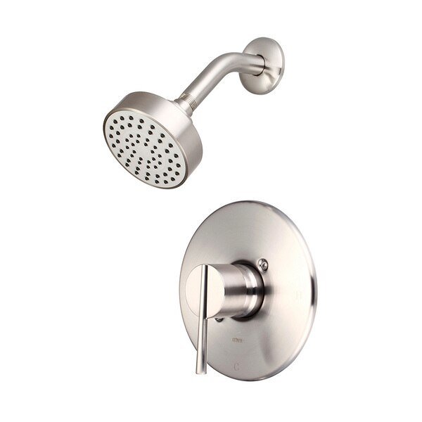 Single Handle Shower Trim Set, Wallmount, Brushed Nickel, Olympia Faucets, Mfr#: T-2382-BN