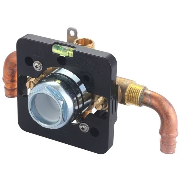 Single Handle Tub/Shower Pressure Balancing Valve in Rough Brass, Olympia, Mfr#: V-2300B-EP90D