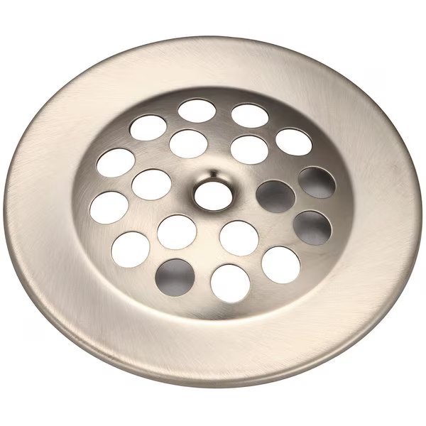 Bath Waste And Overflow-Grid Strainer W/Screw, Brushed Nickel, Pioneer Faucets, Mfr#: X-6400034-BN