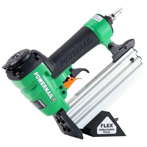 2000F Pneumatic 20-Gauge L-Cleat Nailer for Engineered and Hardwood Flooring, Powernail, Mfr#: 2000FKIT