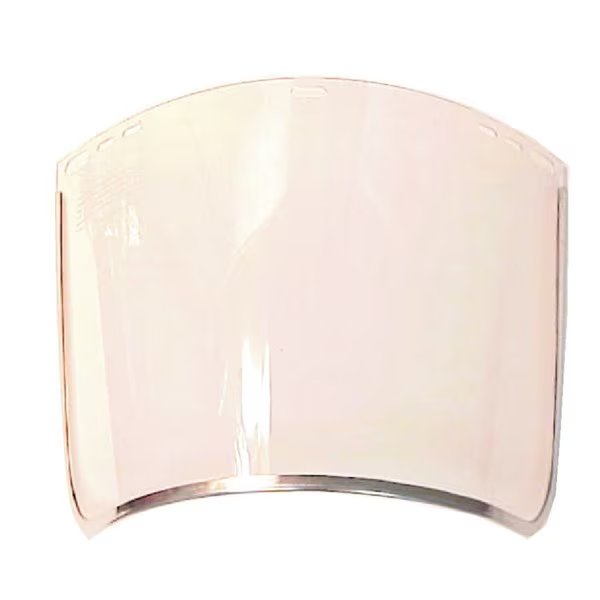 Clear Face Shield, Bound with Aluminum Band, 8" x 12", Powerweld, Mfr#: 804BCL