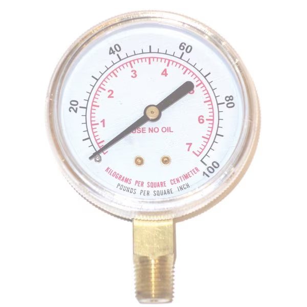 Replacement Gauge, 2" x 100 PSI, 1/4" NPT Inlet, Powerweld, Mfr#: B100