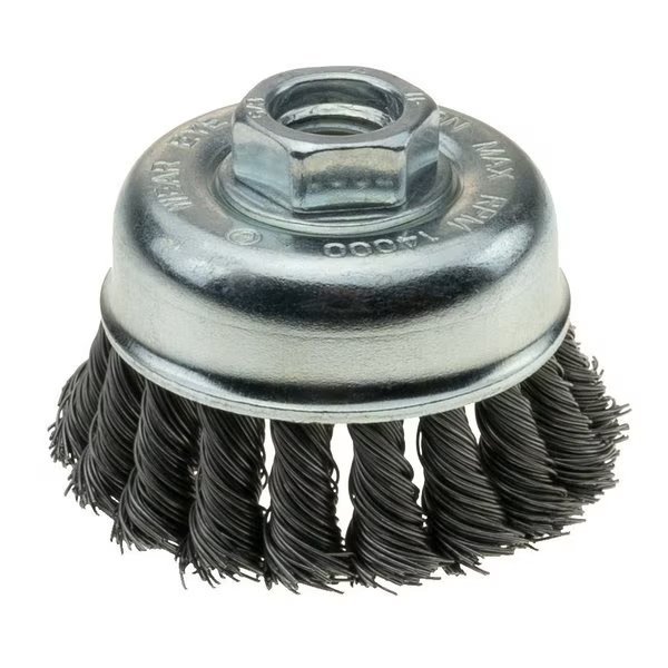 Cup Brush, 3 in., Mild Steel, Powerweld, Mfr#: PWCB3K58
