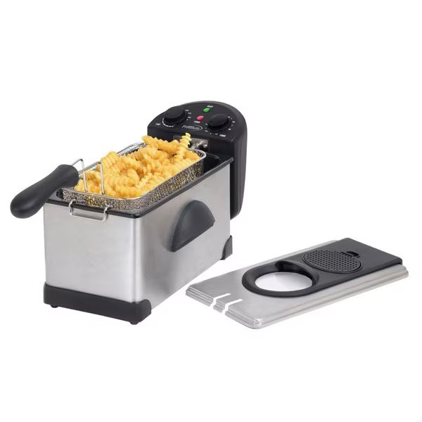 12.5 Cup Stainless Steel Deep Fryer, Premium Levella, Mfr#: PDF302T