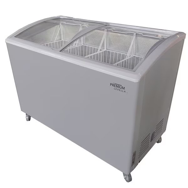 10.9 cu ft Chest Freezer with Curved Glass Top, Premium Levella, Mfr#: PFR1090G