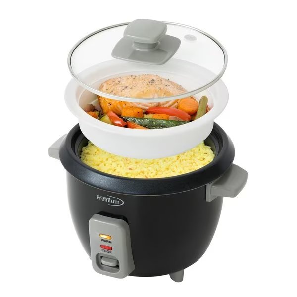 6 Cup Rice cooker and Steamer, Premium Levella, Mfr#: PRC0635B