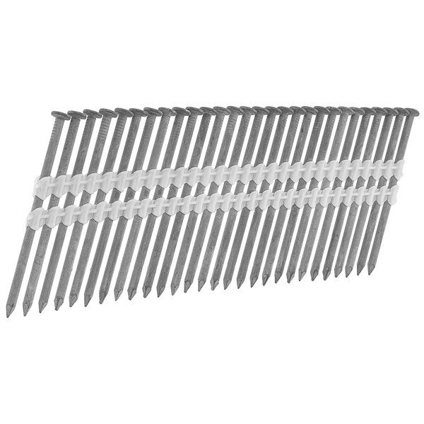 21 Degree .113"x2-3/8" Plastic Collated Galvanized Ring Shank Full Rou, Freeman, Mfr#: FR.113-238GRS