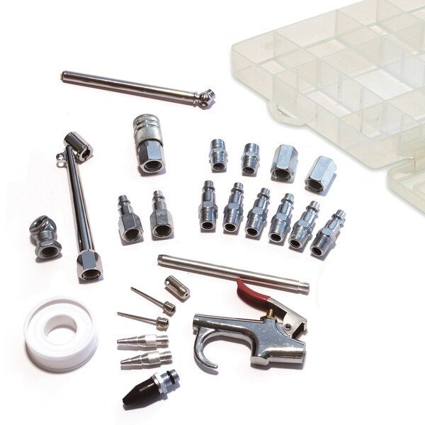 25-Piece Accessory Kit w/ Steel Coupler w/ Storage Case, Primefit, Mfr#: IK1010S-25