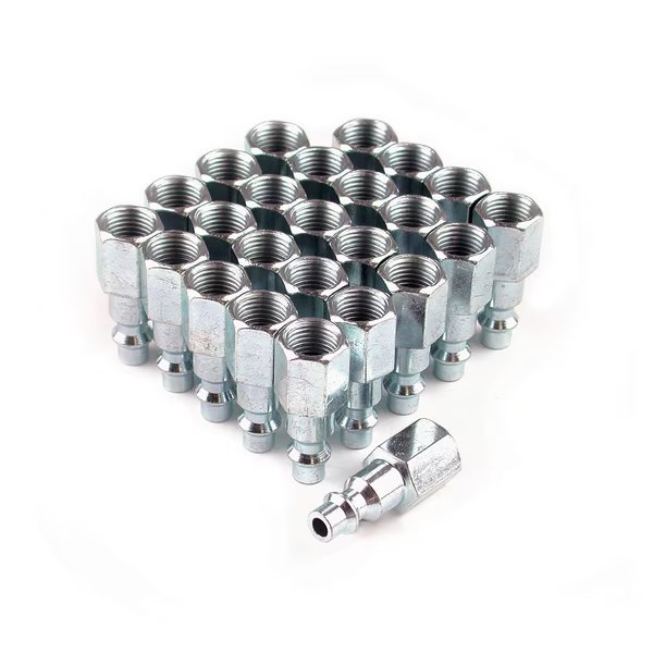 Industrial Plug 1/4" x 1/4" Push On Barb, 25PCS, Primefit, Mfr#: IP1414FS-B25-P