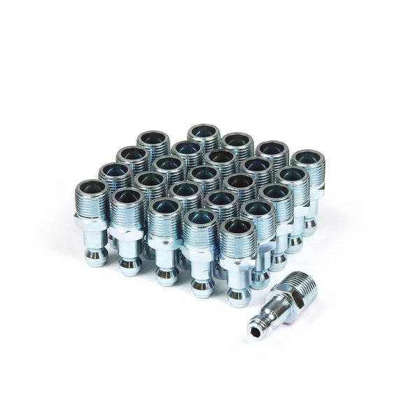 Automotive Plug 1/4" x 3/8" Male NPT, 25PCS, Primefit, Mfr#: TP1438MS-B25-P