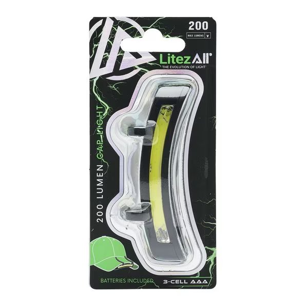 200 Lumen Clip On Cap Light, Litezall, Mfr#: LA-CAP-6/24