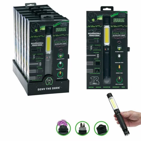 Kodiak Kommuter Plasma Torch and Utility Light, Promier Products, Mfr#: K-PLASMATSK-6/12