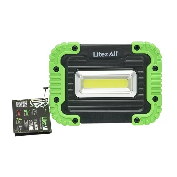 1000 Lumen Compact Kickstand Work Light, Litezall, Mfr#: LA-1KWRK-5/10