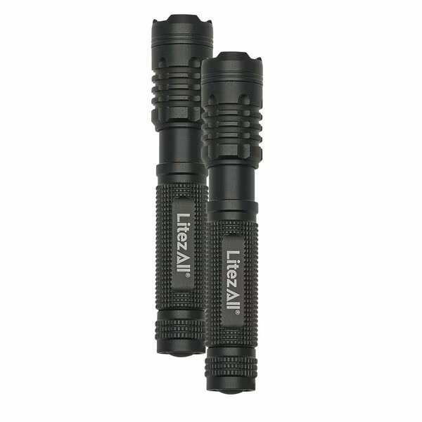120 Lumen Compact Tactical Flashlight 2 Pack, Promier Products, Mfr#: LA-120x2-6/24