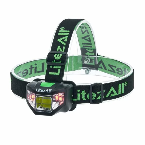 Rechargeable Quattro 4 Mode Headlamp, Promier Products, Mfr#: LA-RCH4MD-8/24