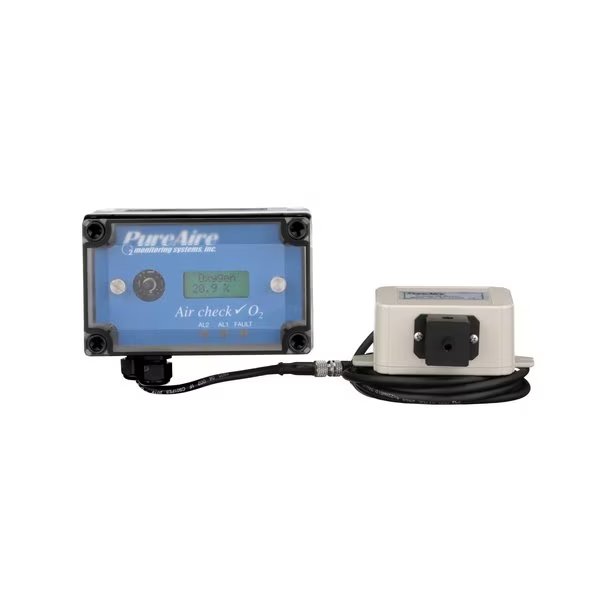 Monitoring Systems Oxygen Deficency Monitor, remote sensing capability, Pureaire Monitoring Systems, Mfr#: 99028