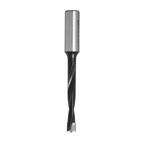 6.35mm 1/4in Boring, Dowel Drill Bits 77mm Long, Qic Tools, Mfr#: DB.635.77L
