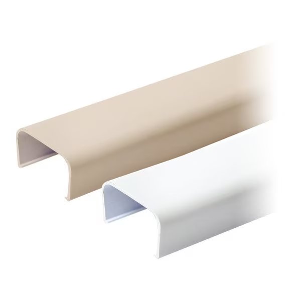 Wirehider Cover Lid - 1-1/2'', White, 4Ft, 24 Pieces Bulk Carton, Quest Technology International, Mfr#: FCL-23414