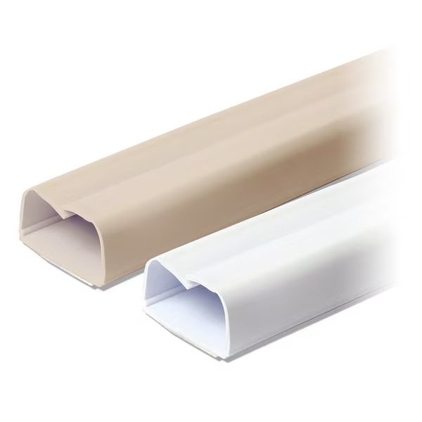 Wirehider Raceway - 1/2'', Beige, 6Ft, 50 Pieces Bulk Carton, Quest Technology International, Mfr#: FWH-11624