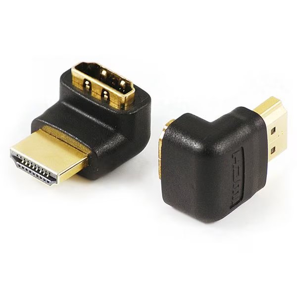 HDMI A (M-F) Elbow Adapter - 90Deg, Quest Technology International, Mfr#: HDI-1503