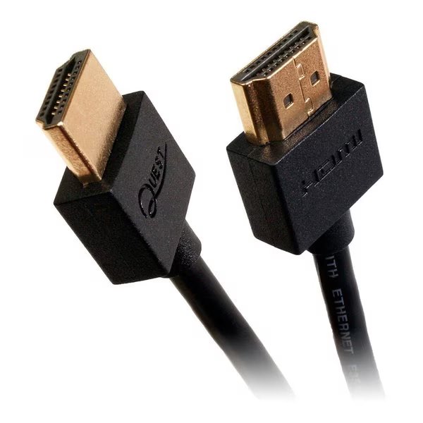 Hdmi(M-M) Ultra-Slim, 32Awg, 4K2K High Speed Cable W/ Ethernet - 6 Ft, Quest Technology International, Mfr#: HDI-2306