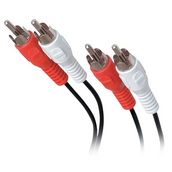 Rca(M-M) Dual Stereo Cable, Red/White - 25 Ft, Quest Technology International, Mfr#: VCA-3125