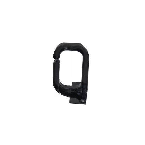 Vertical D-Ring Cable Manager, 25 Cables, 1U, Black, Quest Mfg, Mfr#: VD-00-025