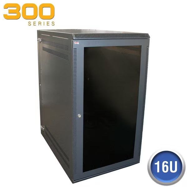Wall Enclosure, Front/Rear Access, 31"H x 21"W x 24"D, Black, Quest Mfg, Mfr#: WM3019-16-02