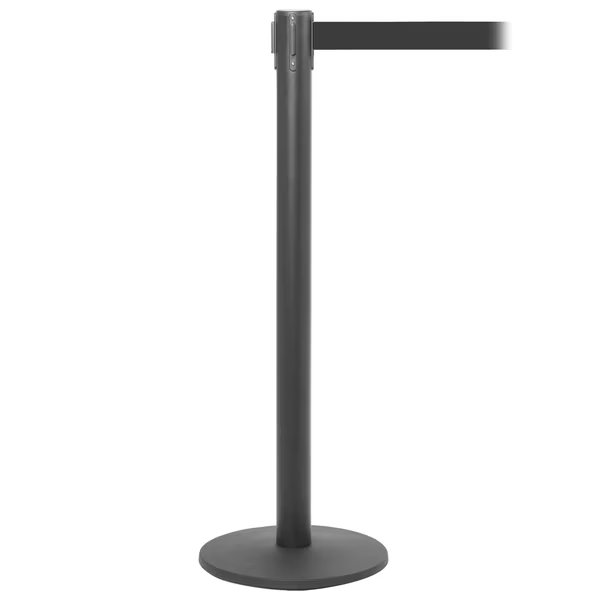 QueuePro 250, Black, 13' Maroon Belt, Queue Solutions, Mfr#: PRO250B-MN130