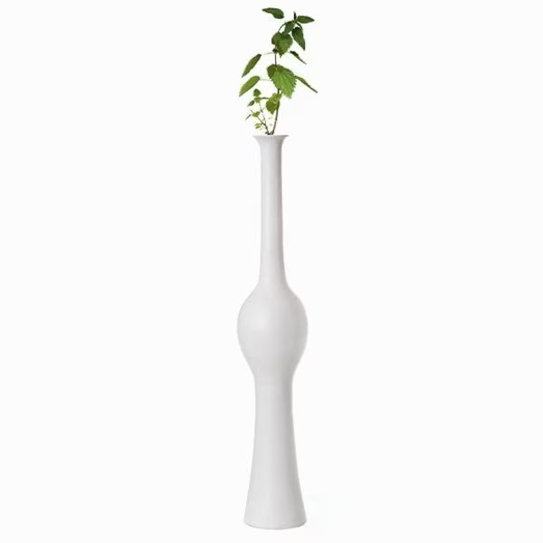 Unique Style Floor Vase for Entryway Dining or Living Room, White Ceramic 42.5 in., Uniquewise, Mfr#: QI004041.S