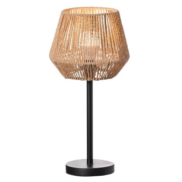 eative Paper Rope Lamp with Plug in Cord On/Off Switch for Bedroom, Living, Playroom and Entryway, Vintiquewise, Mfr#: QI004405