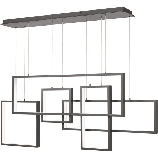 Canvas Linear Chandelier, Quoizel, Mfr#: PCCV157WT