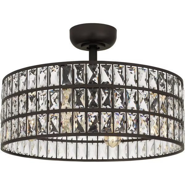 Fan Light, 22.5 Blade Dia., 120v, Quoizel, Mfr#: QFA4046WT