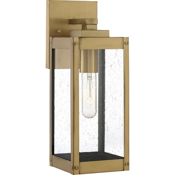 Westover 1-Light Antique Bronze Outdoor Wall Lantern, Quoizel, Mfr#: WVR8405A