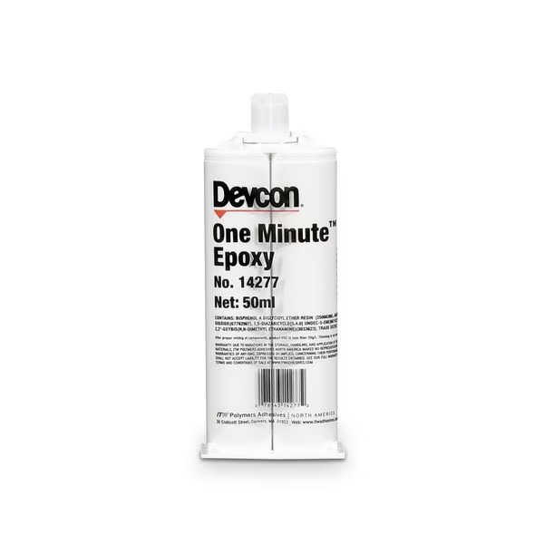 Epoxy Adhesive, 50 mL, Amber, Devcon, Mfr#: 14277