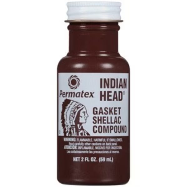 Permatex Automotive Indian Head Gasket Shellac Compound 2 oz bottle, Permatex, Mfr#: 20539